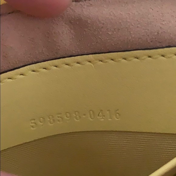 Gucci Marmont Yellow Pastel Wristlet NEW - Picture 7 of 11